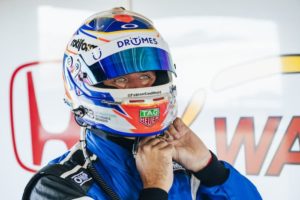 Fabian Coulthard Wearing Helmet — Fabian Coulthard