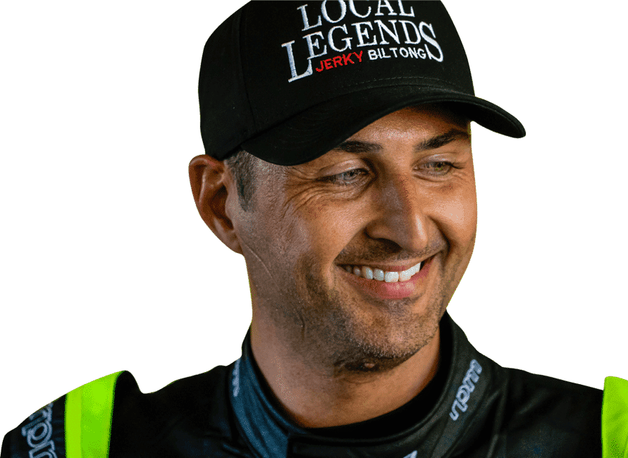 Smiling Fabian Coulthard — Fabian Coulthard