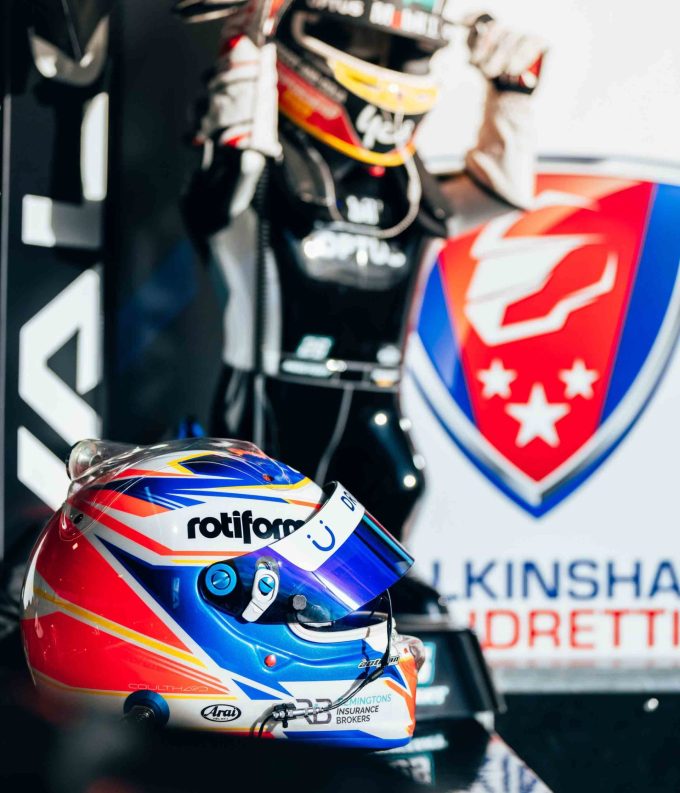 A Guy Racer And Helmet — Fabian Coulthard